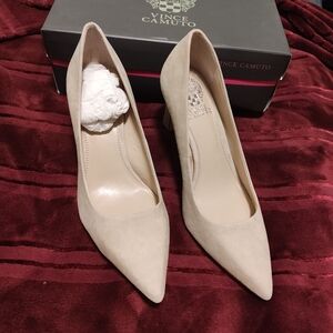 Vince Camuto Soft Beige Pointed Heels